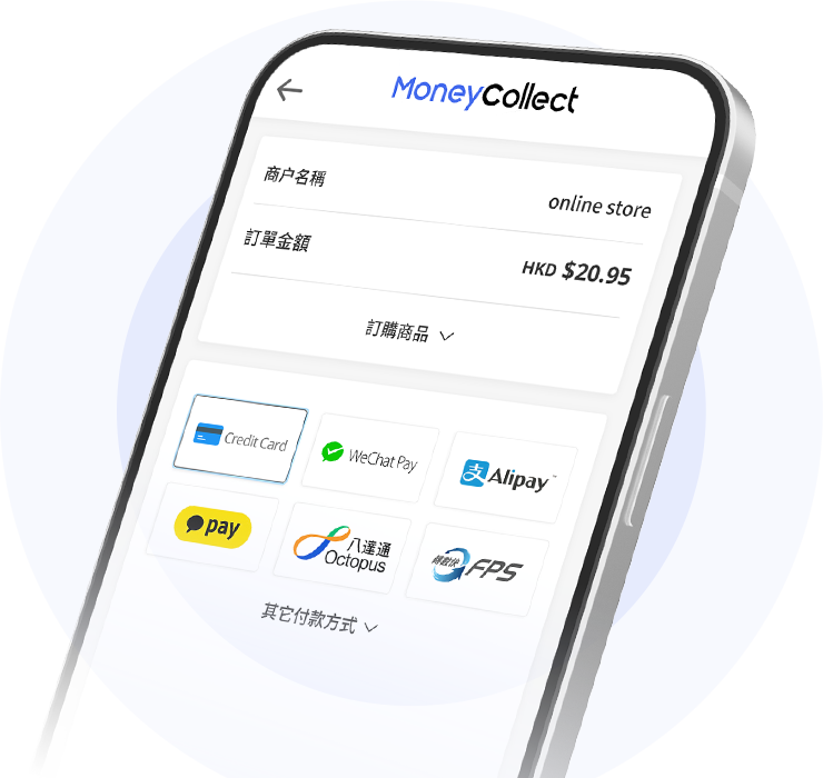 MoneyCollect payment page